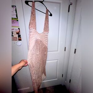 Sparkly pink dress